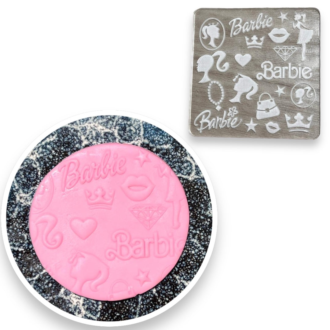 Sello Alto Relieve Barbie #4