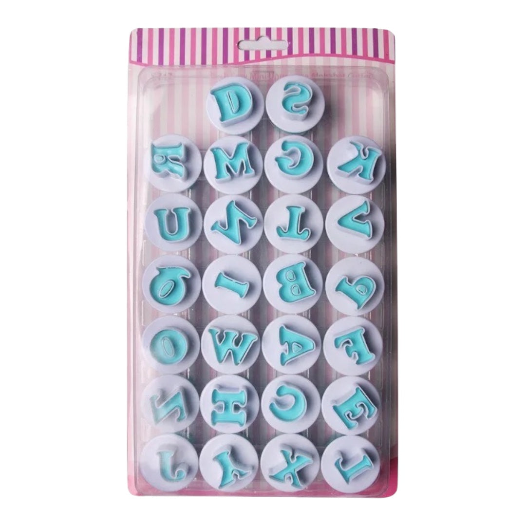 Cortadores Push Print Abecedario Mayúscula