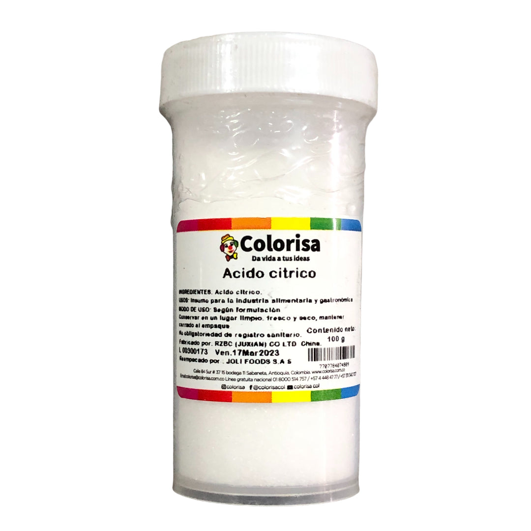 Ácido Cítrico Colorisa 100gr