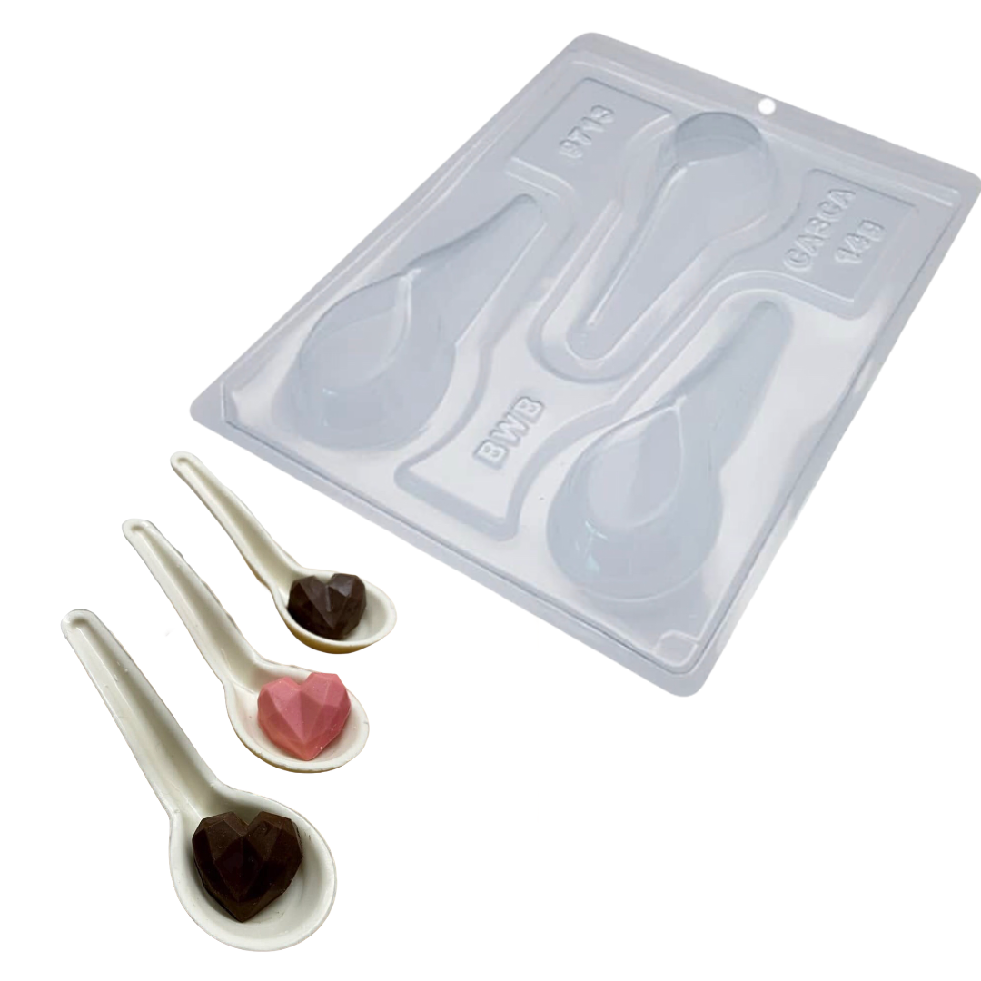 Molde Para Chocolate BWB Cuchara Gourmet