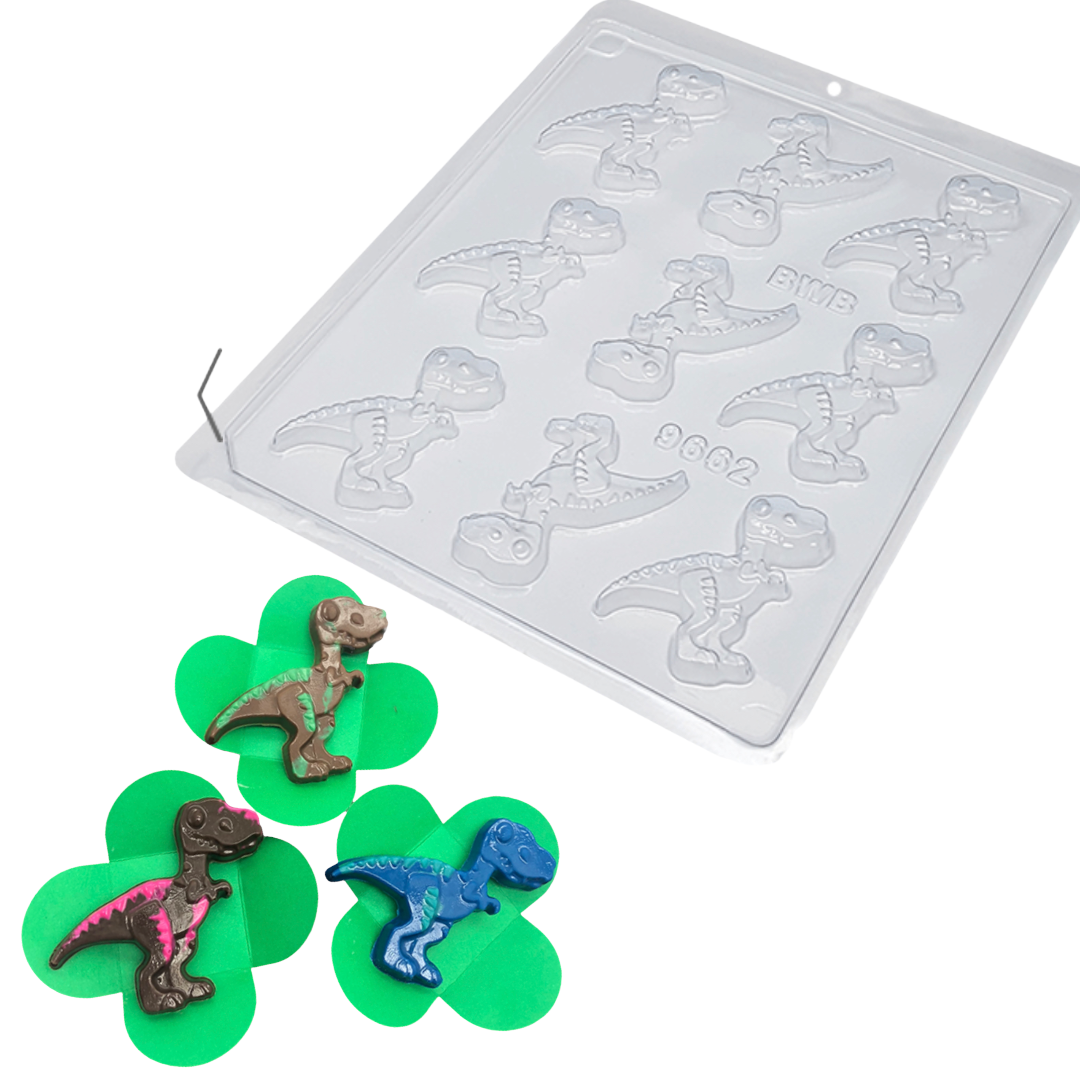 Molde Para Chocolate BWB Dinosaurios Forma Simple