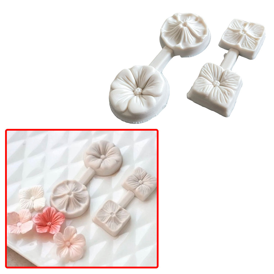 Set Texturizadores de Flores Mini