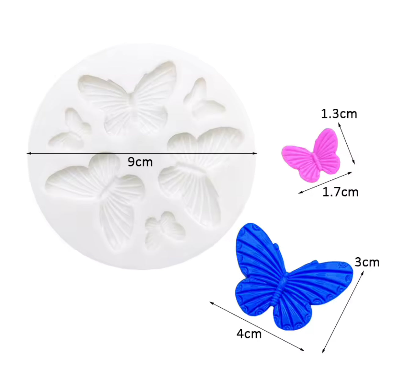 Molde Mariposas Primavera