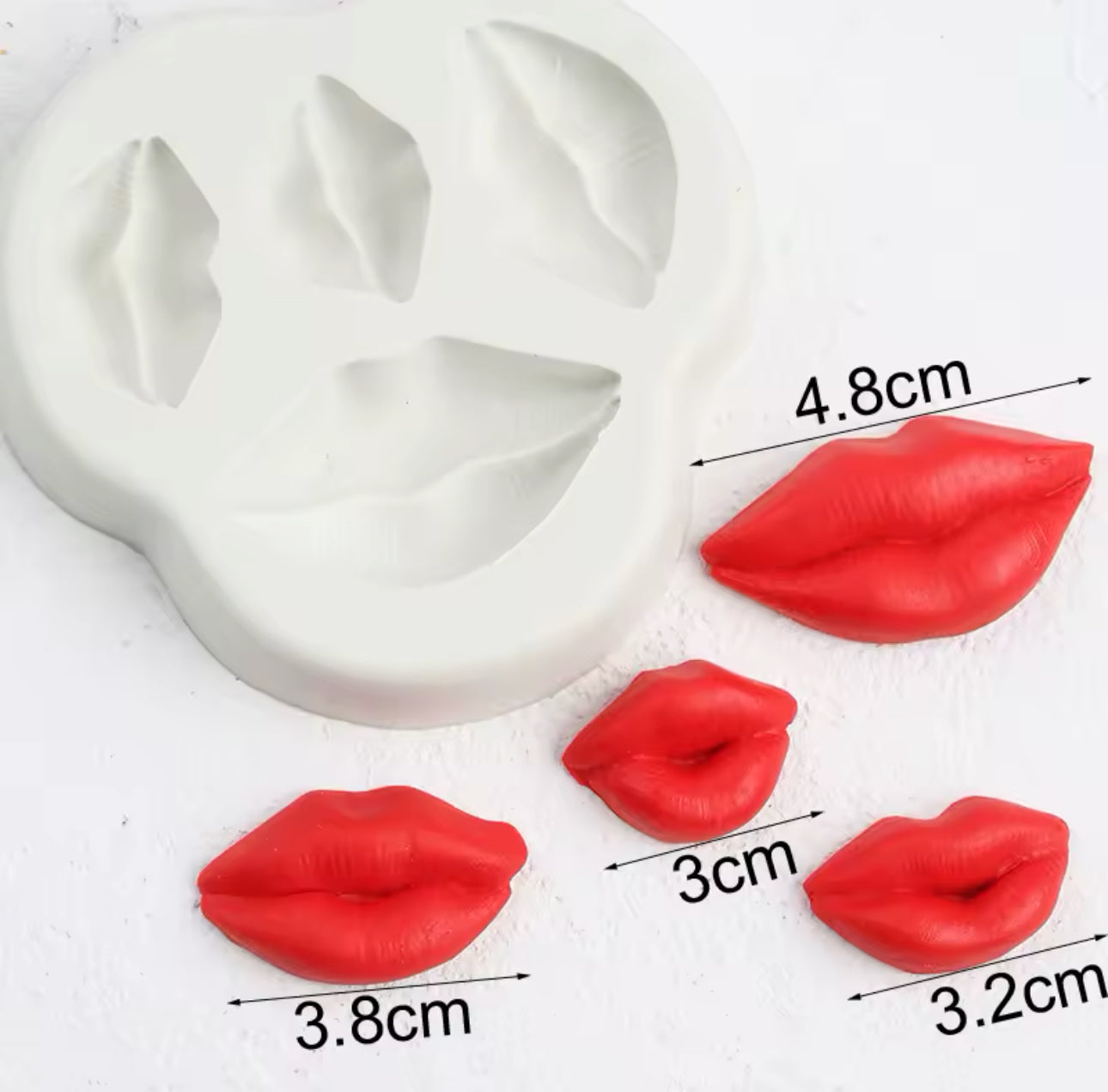 Molde Silicona Labios Perfectos