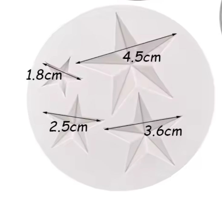 Molde Estrellas Surtidas