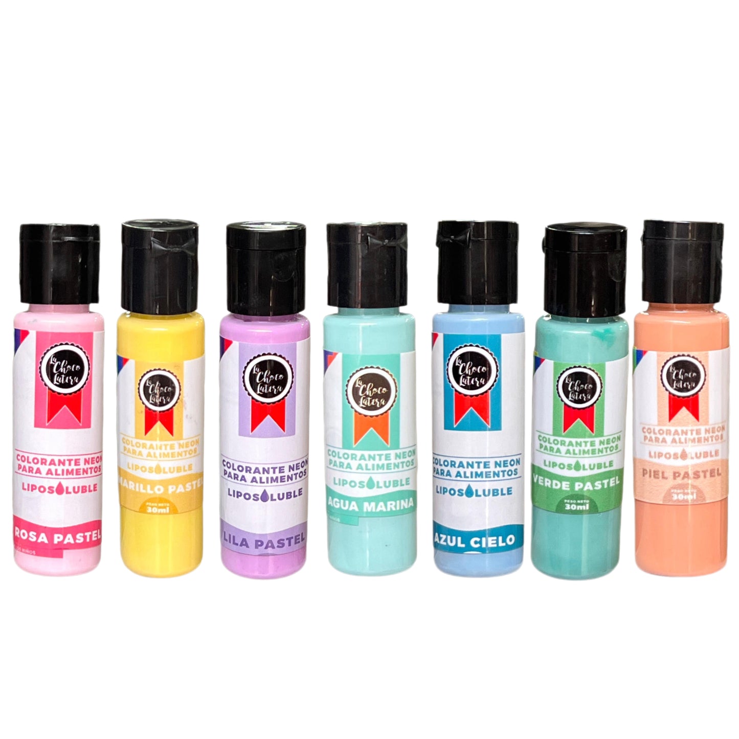 Colorantes Liposolubles Para Chocolate Tonos Pastel x 30 ml
