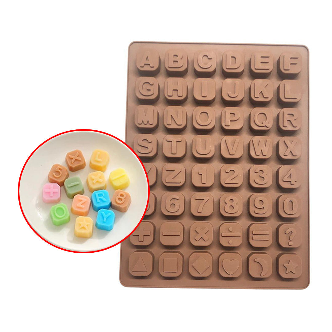 Molde Alfabeto de Cubitos