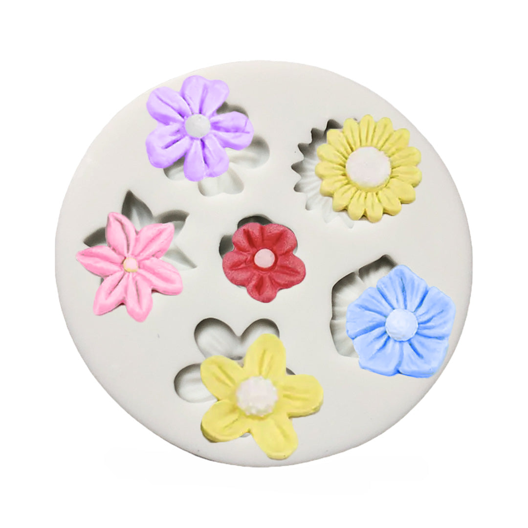 Molde Flores de Primavera x6