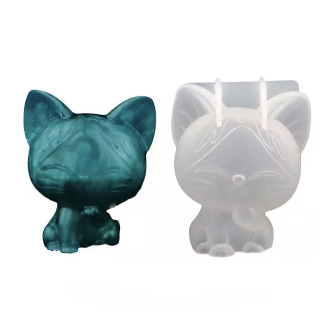 Molde Gato Tierno 3D