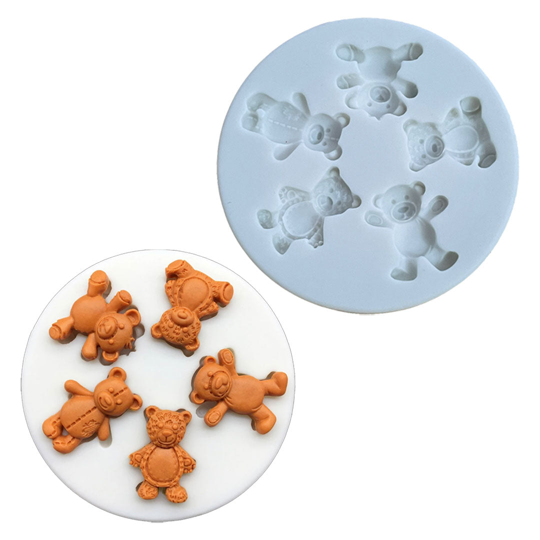 Molde Osos Mini Surtidos