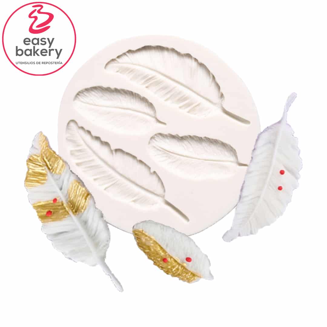 Molde Silicona Plumas Pequeñas
