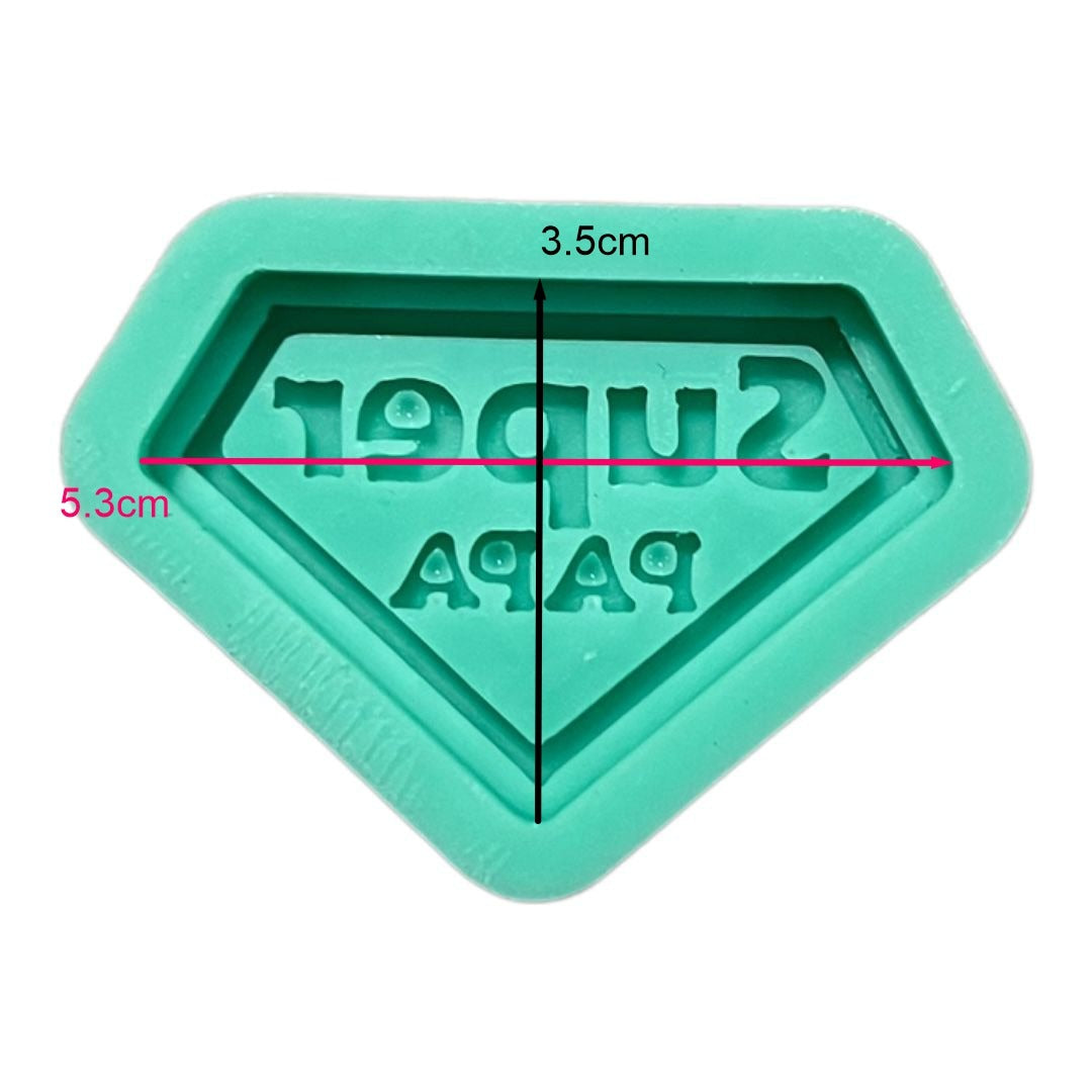 Molde Mensaje Súper Papá