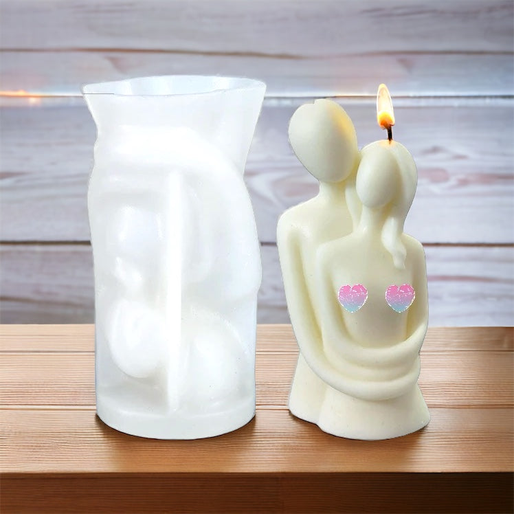 Molde Silicona Suave Pareja 3D