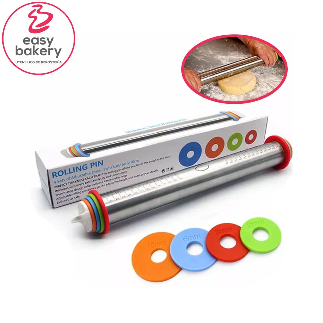 Rodillo de Acero Inoxidable Ajustable