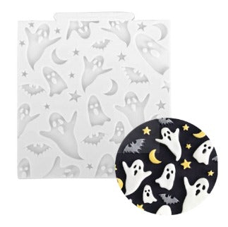 Molde Silicona Mini Fantasmas Surtido