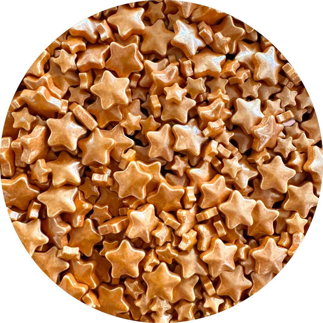 Sprinkles Estrellas Doradas Surtidas x 50 Gr