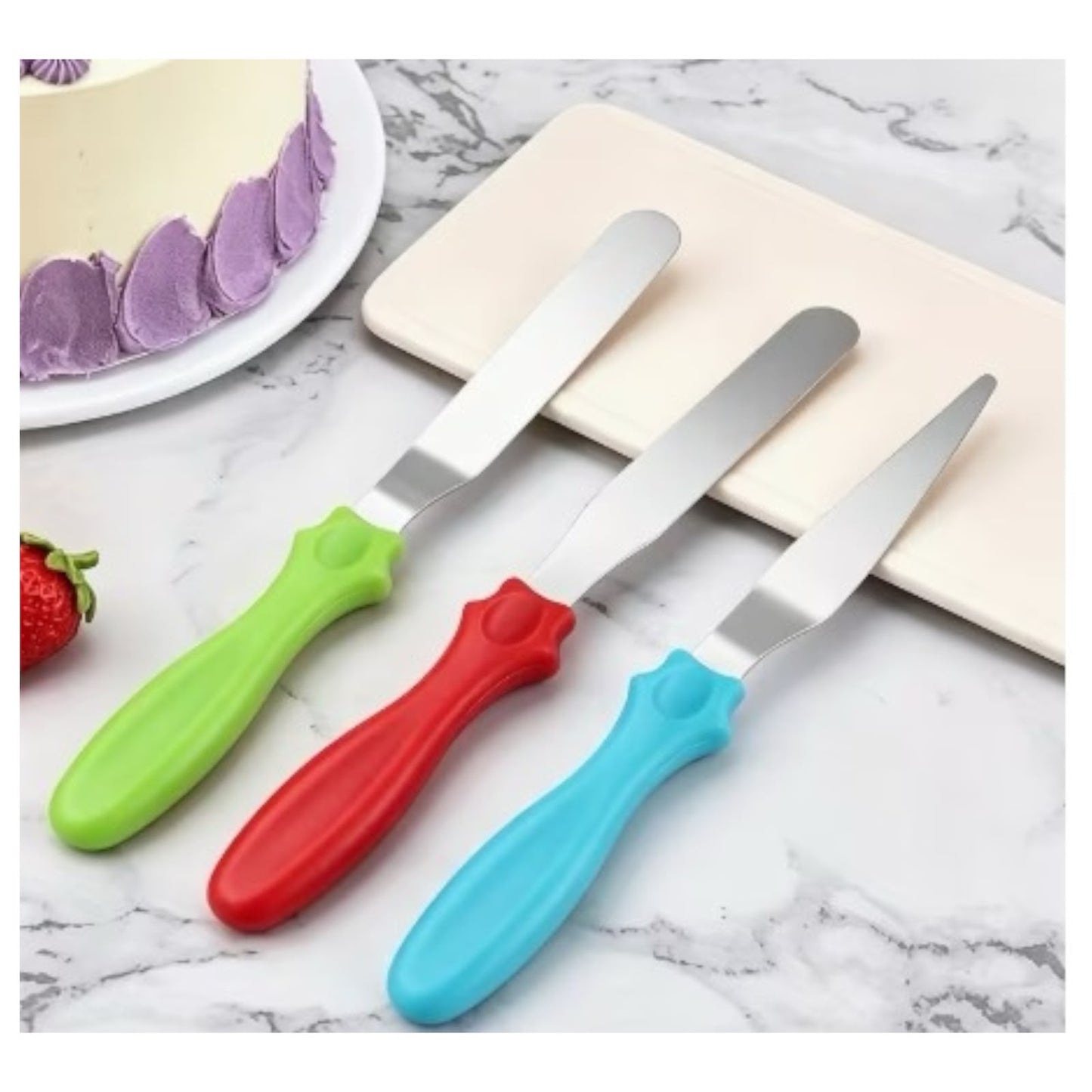 Set de Espatulas Para Decoración de Tortas