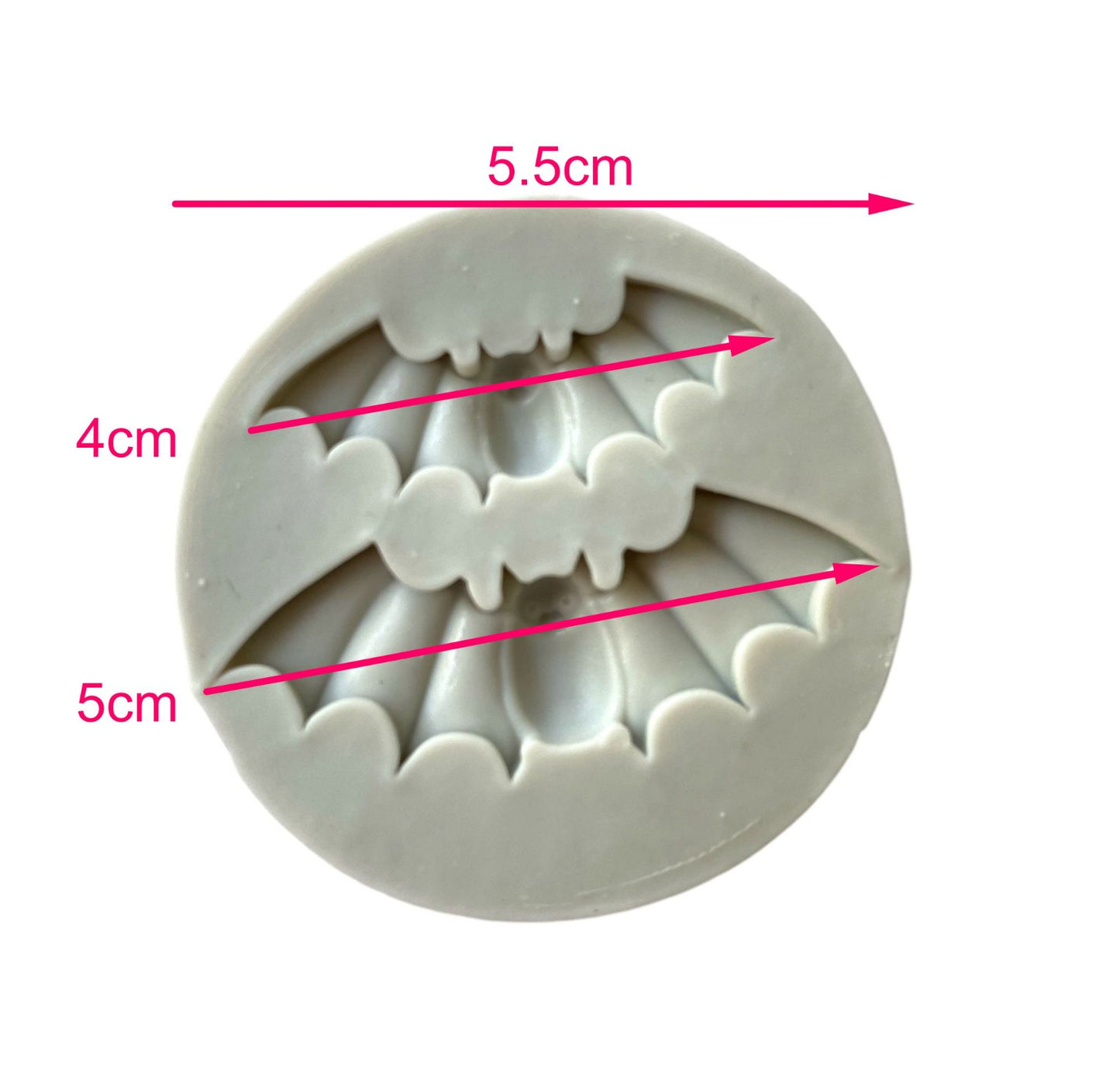 Molde Silicona Murciélagos Mini