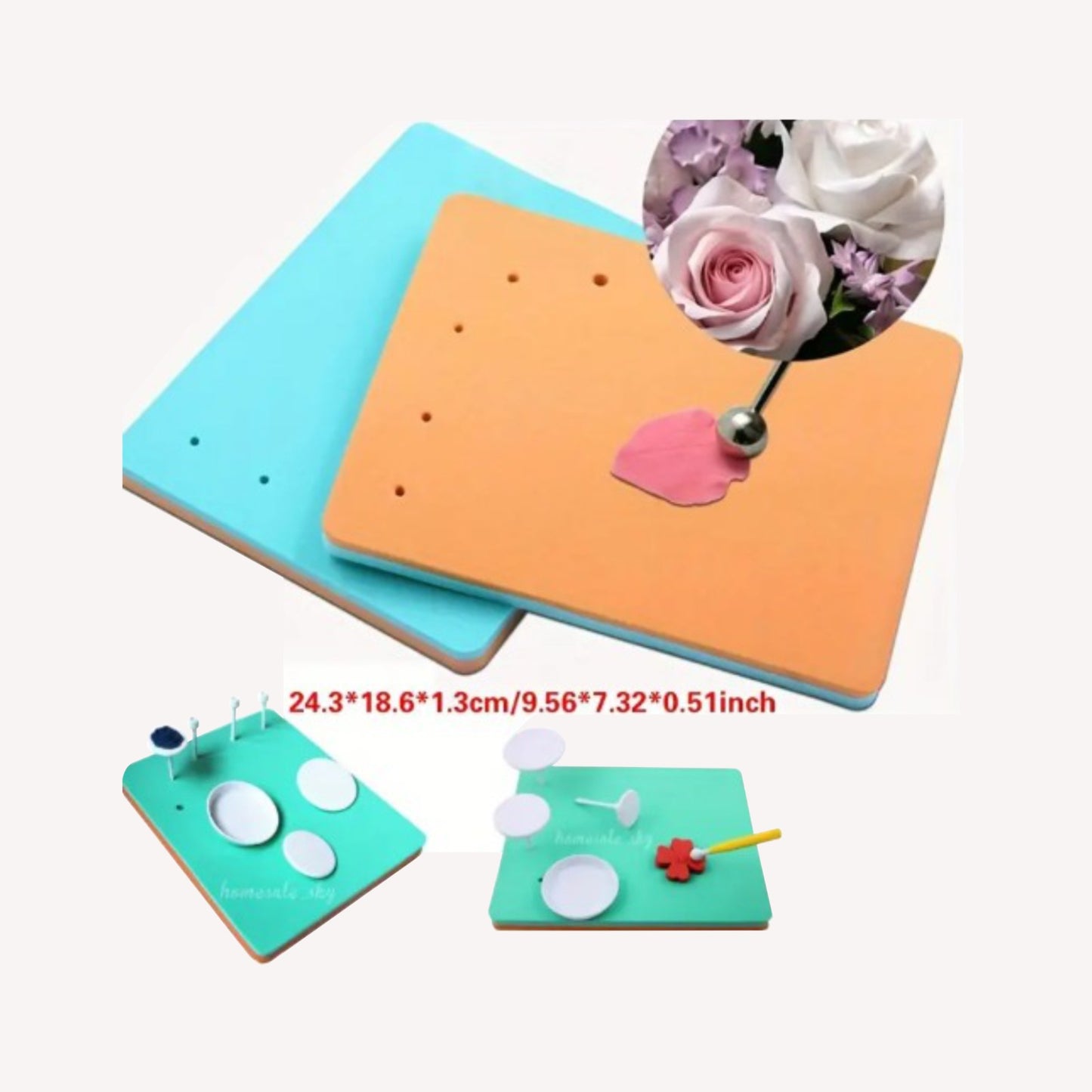 Alfombrilla Para Armado De Flores