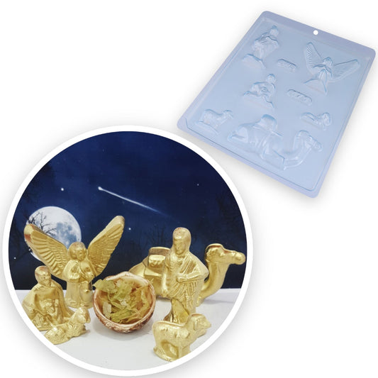 Molde Para Chocolate BWB Figuras  Pesebre Simple