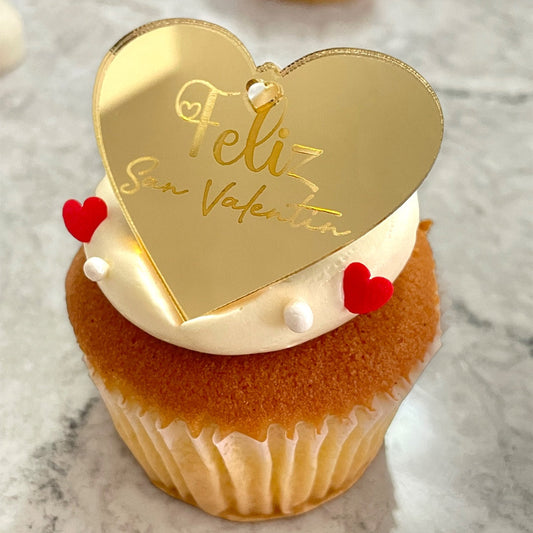 Monedas  Acrílico Espejo san Valentin X 12 und