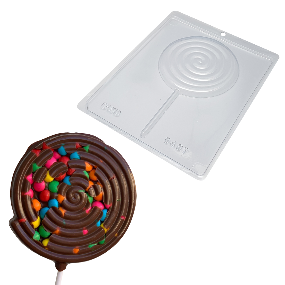 Molde Para Chocolate BWB Pirulito Kiko Grande Forma Simple