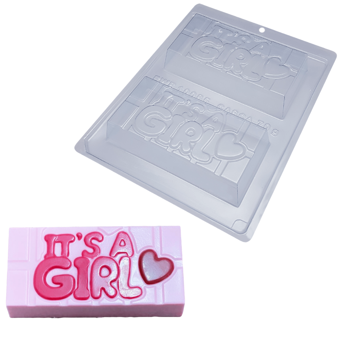 Molde Para Chocolate BWB Tableta It's a Girl