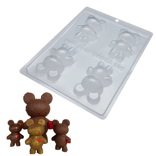 Molde Para Chocolate BWB Osos Pequeños