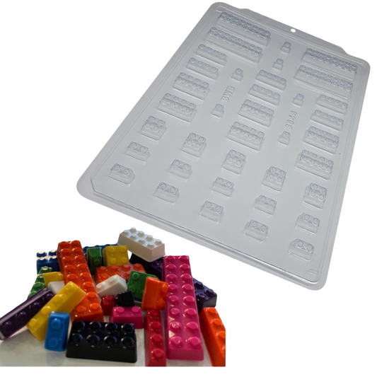 Molde Simple Profesional Para Chocolate  BWB  Bloques De Lego