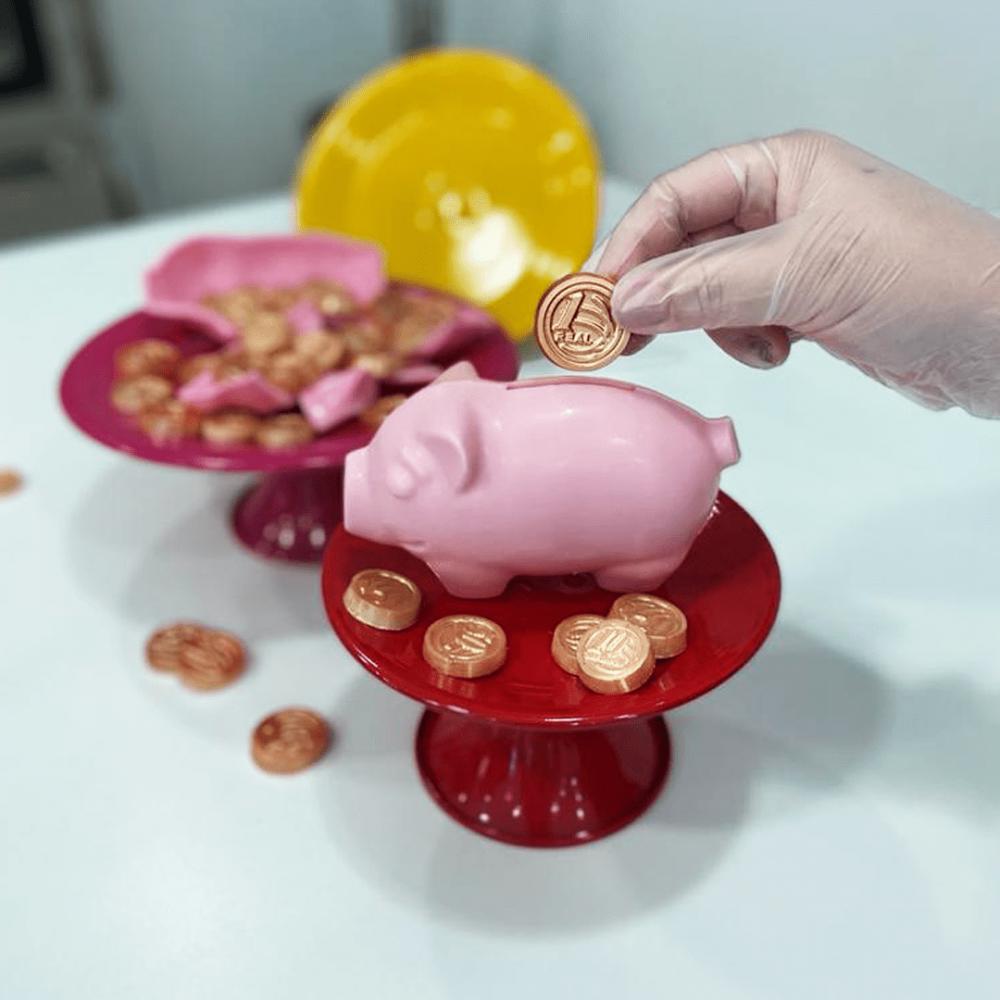 Molde Para Chocolate BWB Cerdito Alcancía