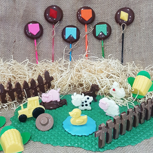Molde Para Chocolate BWB Animales de la Granja Forma Simple