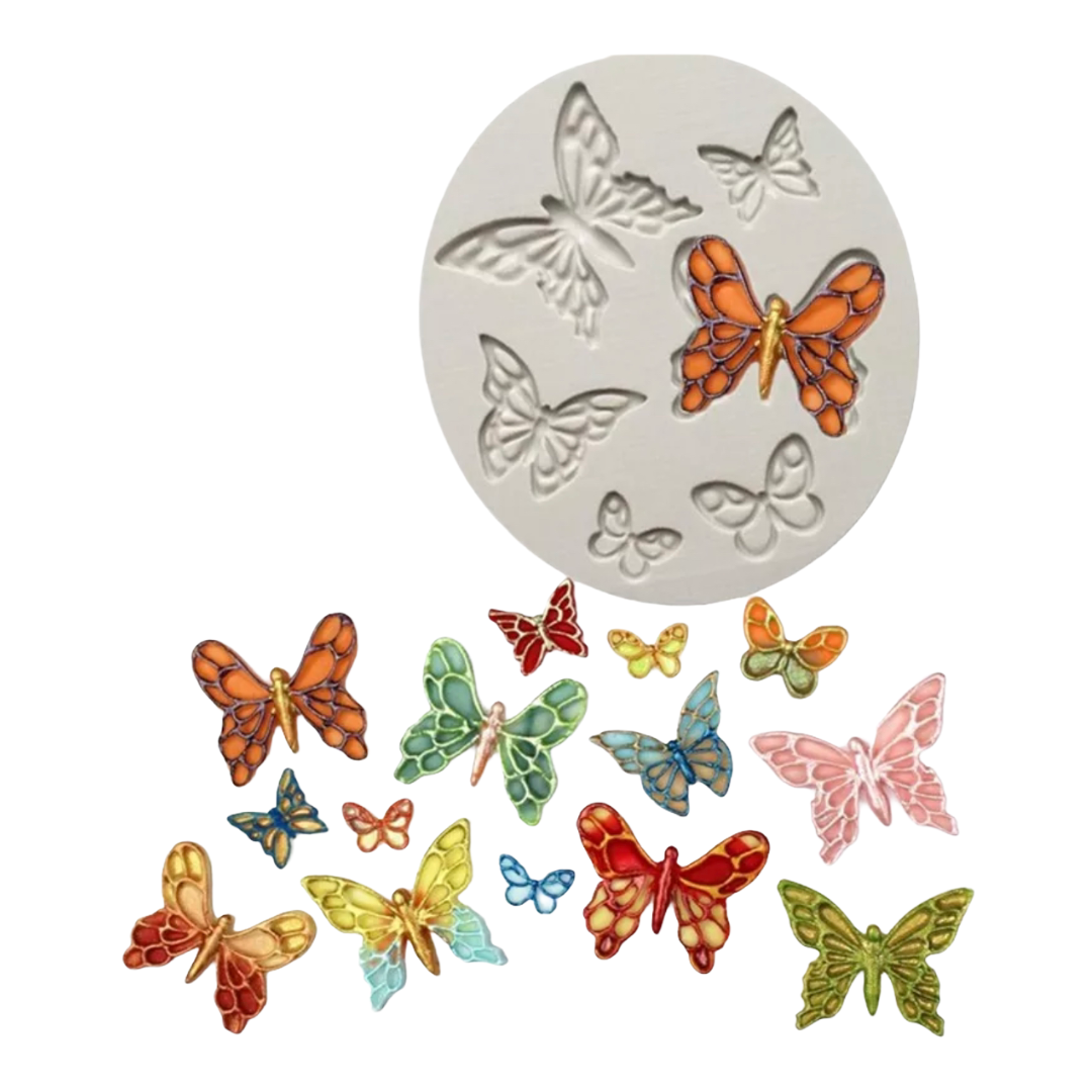 Molde Mini Mariposas x6