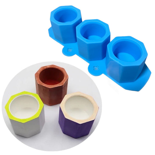 Molde Maceta Geométrica Triple