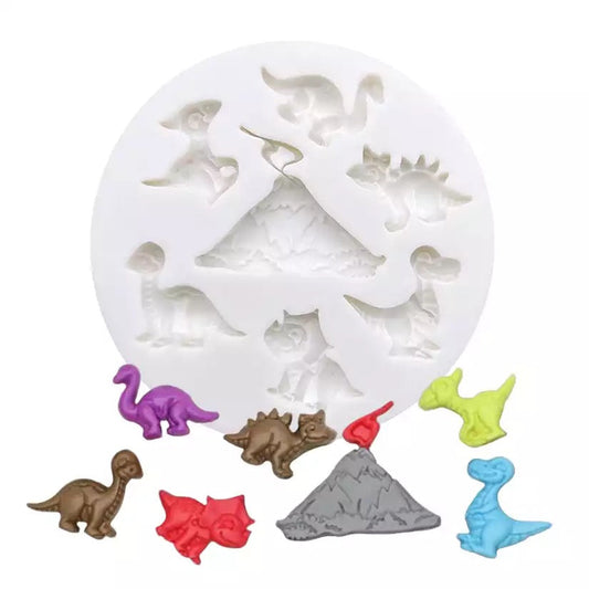 Molde Mini Dinosaurios