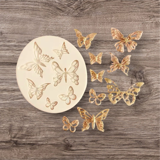 Molde Mini Mariposas x6