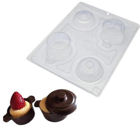 Molde Para Chocolate BWB Olla Mini 3D