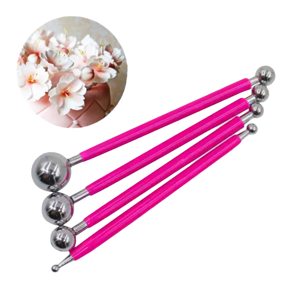 Repujadores de Bola en acero para flores