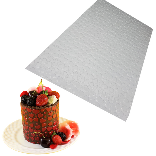 Placa  de texturas bwb  corazones