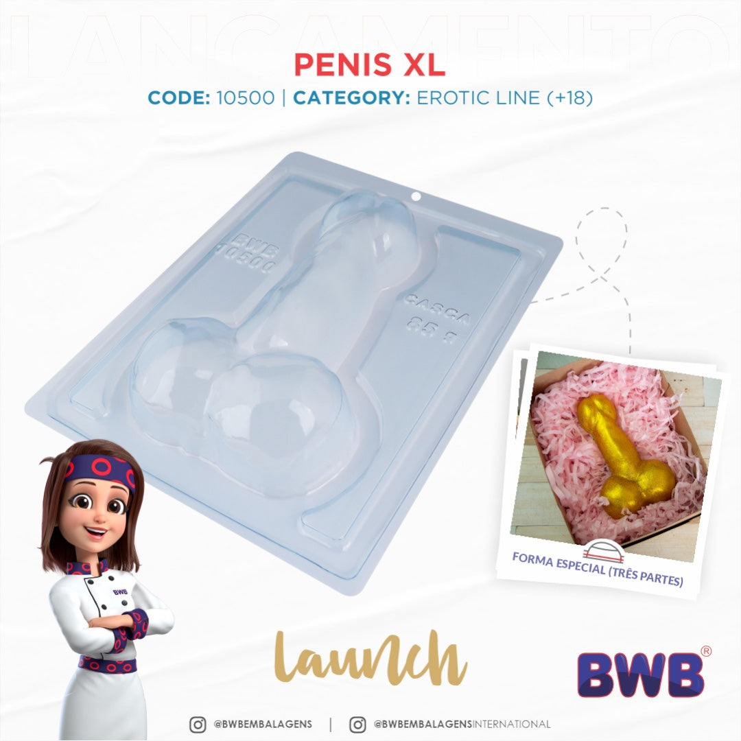 Molde Para Chocolate BWB Pene XL