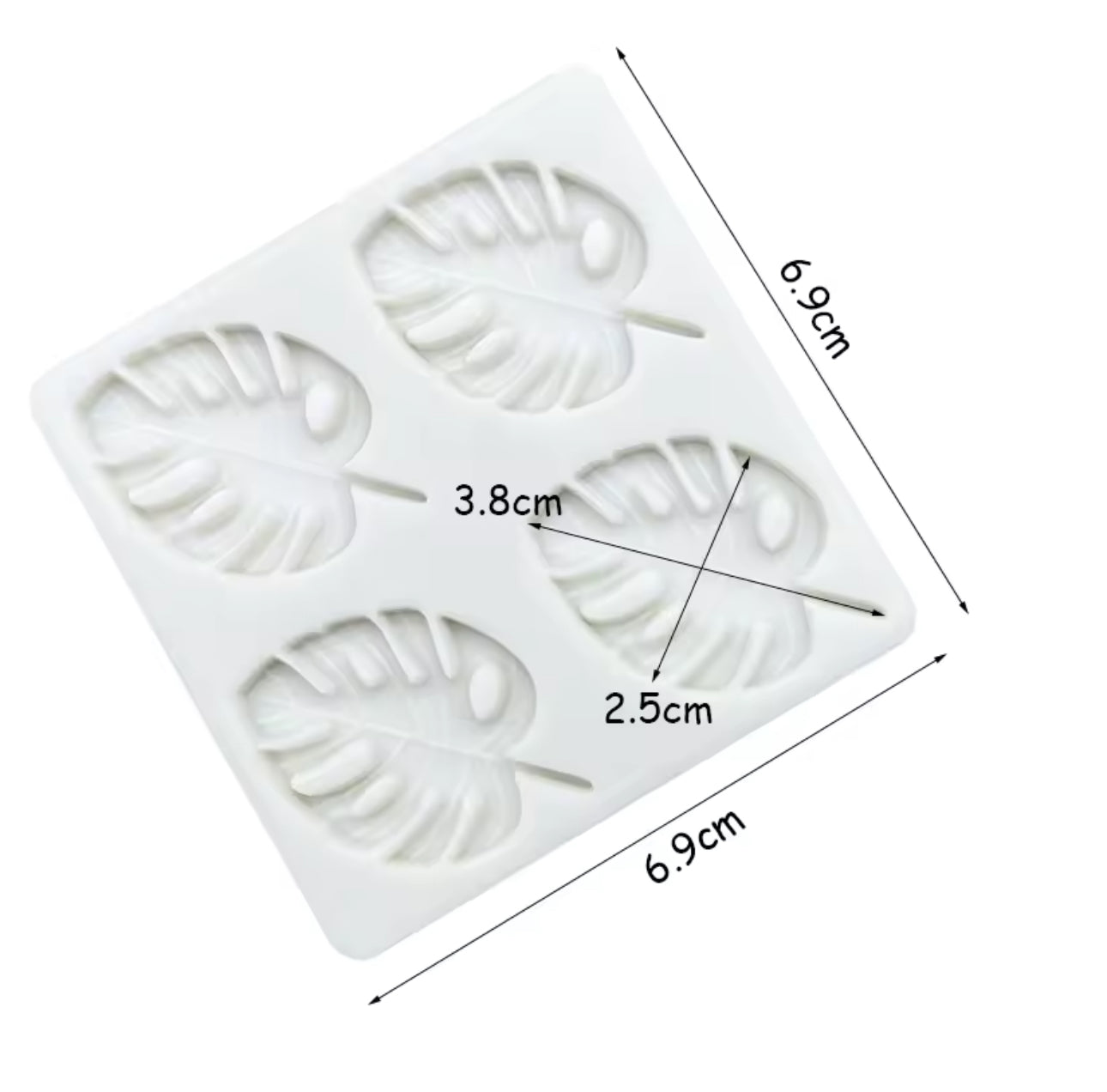 Molde Hojas Mini Balazo x 4