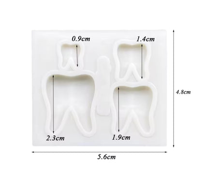 Molde Mini Muelas x 4