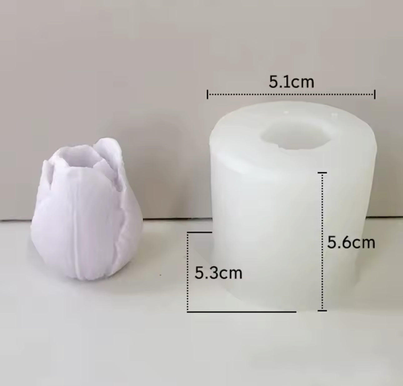 Molde Tulipán 3D