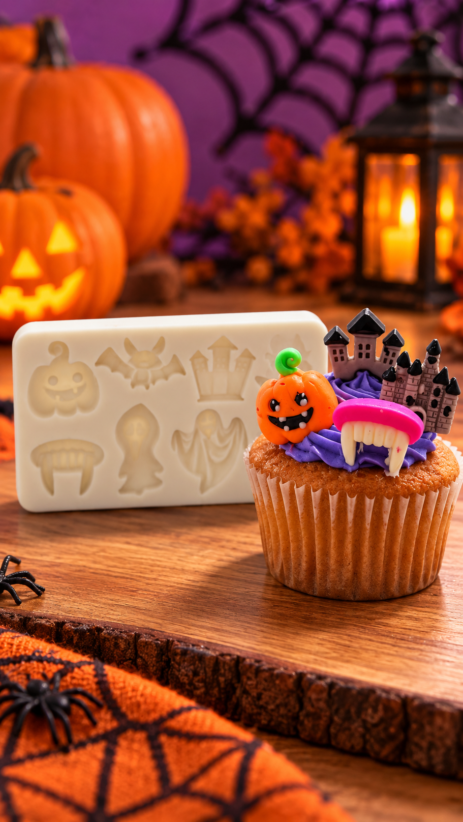 Molde Silicona Halloween Tenebroso