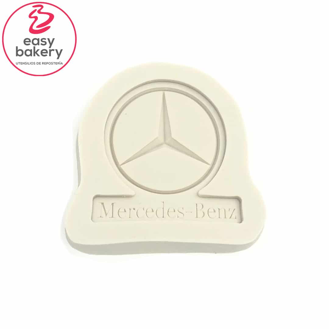 MOLDE SILICONA LOGO MERCEDES BENZ