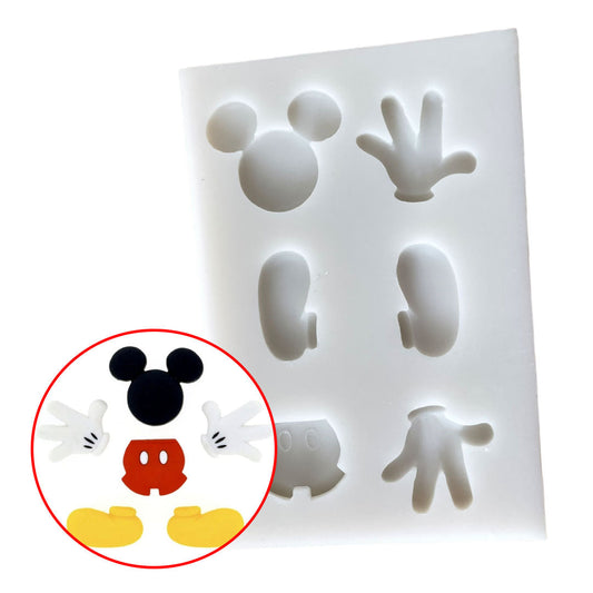 Molde Mickey Por Partes