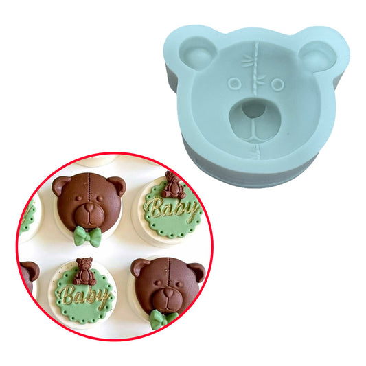 Molde Rostro de Oso Choco Oreo