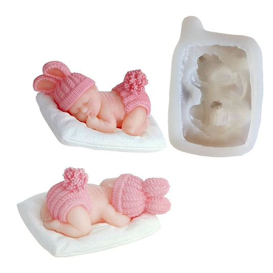 Molde Bebé 3D Durmiendo