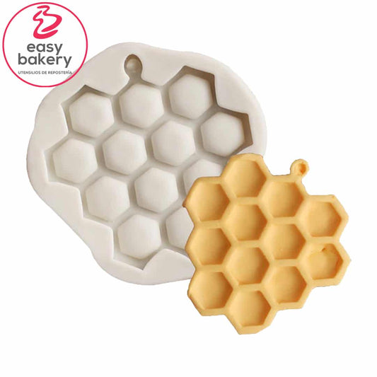 Molde Silicona Mini Panal De Abejas