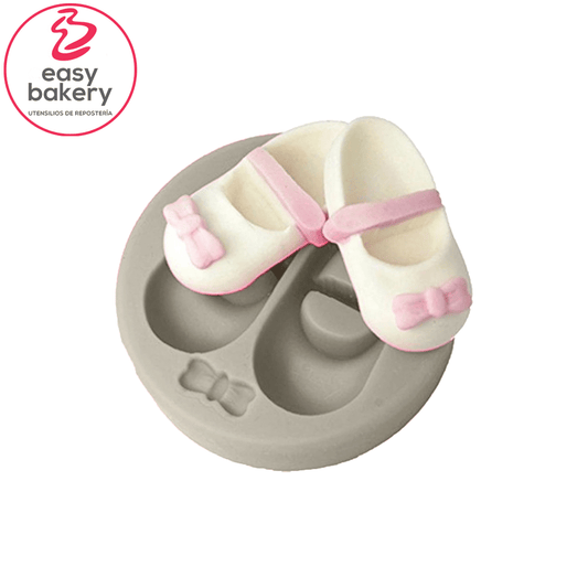 Molde Silicona Zapatillas Bebé