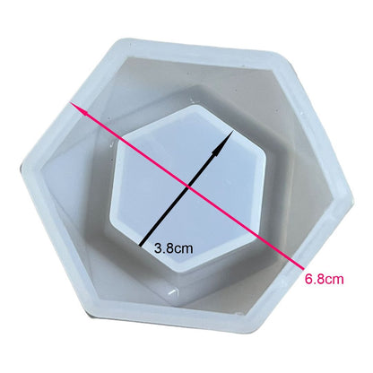 Molde Maceta Geométrica Hexagonal